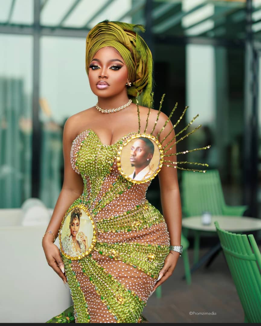 Papaya Ex’s Outfit at Priscilla and Juma’s Wedding