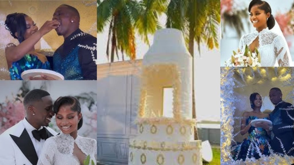 Priscilla and Juma wedding cake